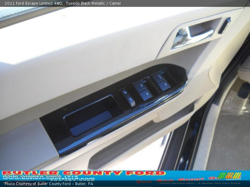 Tuxedo Black Metallic / Camel 2011 Ford Escape Limited 4WD