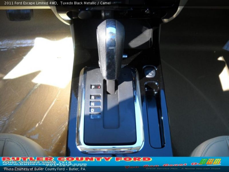 Tuxedo Black Metallic / Camel 2011 Ford Escape Limited 4WD