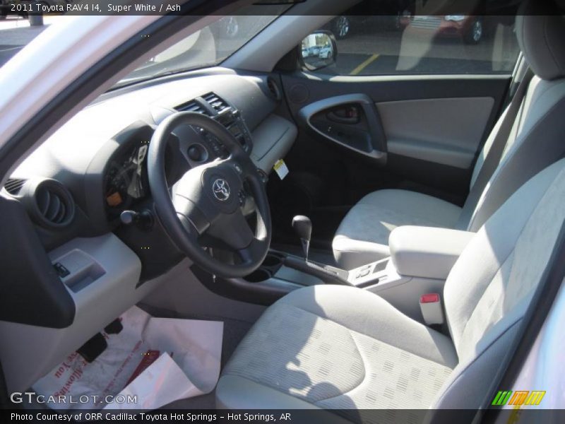 2011 RAV4 I4 Ash Interior