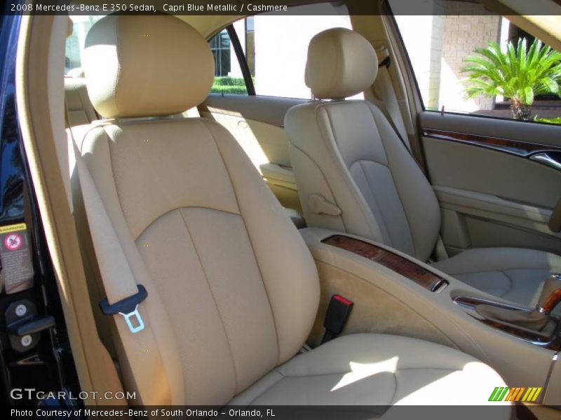 Capri Blue Metallic / Cashmere 2008 Mercedes-Benz E 350 Sedan