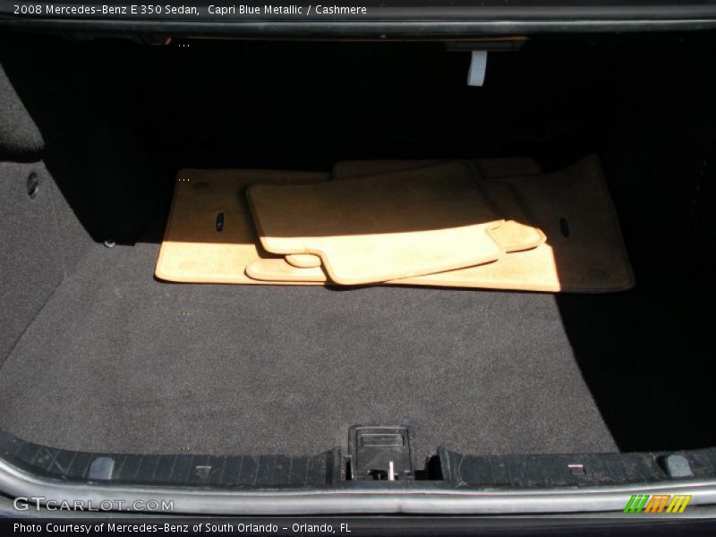 Capri Blue Metallic / Cashmere 2008 Mercedes-Benz E 350 Sedan