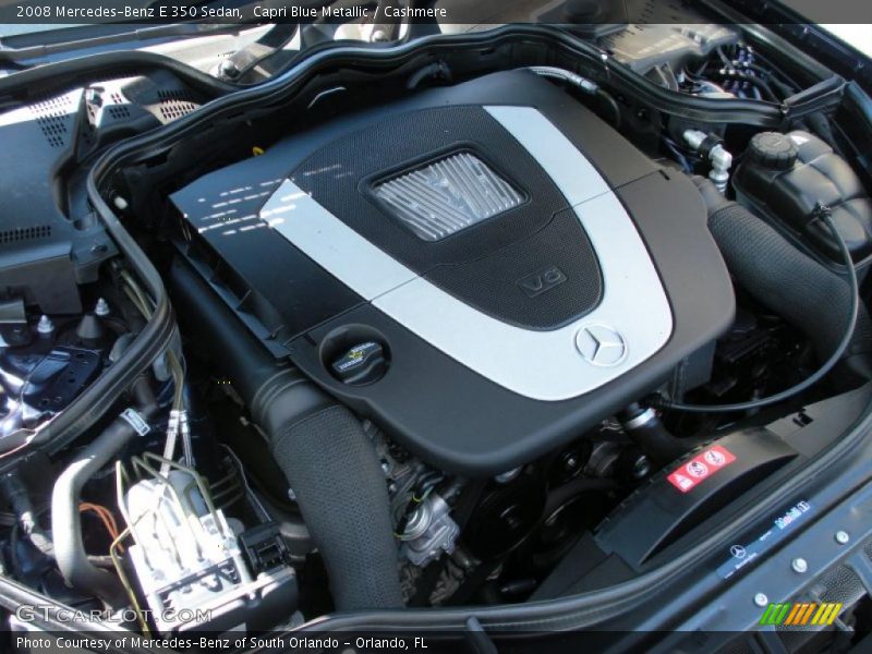 Capri Blue Metallic / Cashmere 2008 Mercedes-Benz E 350 Sedan