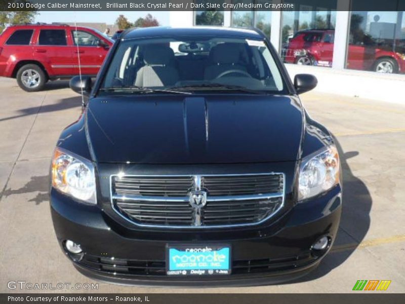 Brilliant Black Crystal Pearl / Dark Slate Gray/Medium Graystone 2010 Dodge Caliber Mainstreet