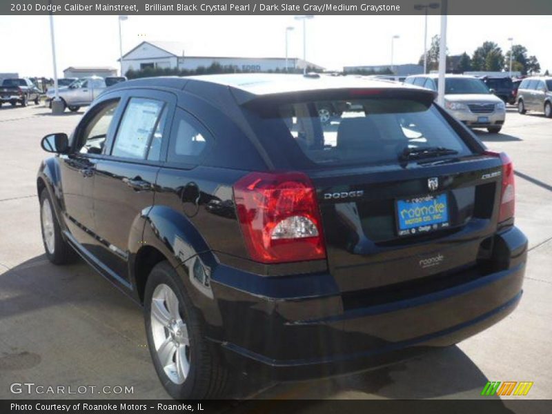 Brilliant Black Crystal Pearl / Dark Slate Gray/Medium Graystone 2010 Dodge Caliber Mainstreet