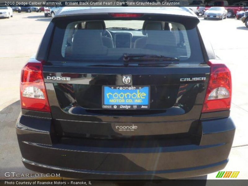 Brilliant Black Crystal Pearl / Dark Slate Gray/Medium Graystone 2010 Dodge Caliber Mainstreet