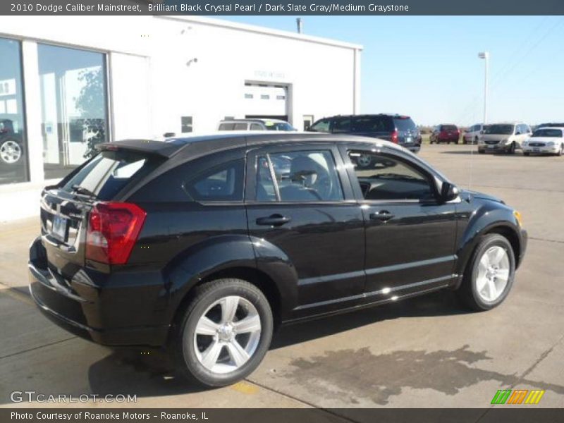 Brilliant Black Crystal Pearl / Dark Slate Gray/Medium Graystone 2010 Dodge Caliber Mainstreet