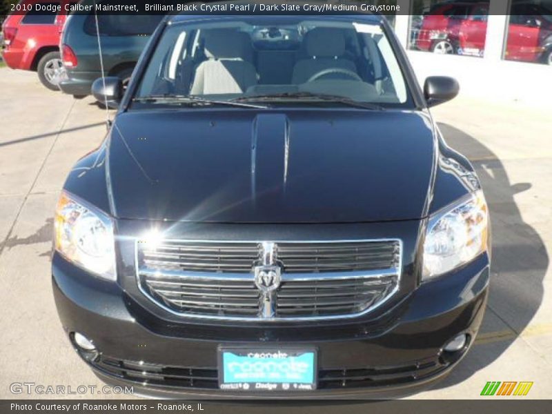 Brilliant Black Crystal Pearl / Dark Slate Gray/Medium Graystone 2010 Dodge Caliber Mainstreet