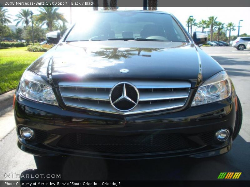 Black / Black 2008 Mercedes-Benz C 300 Sport
