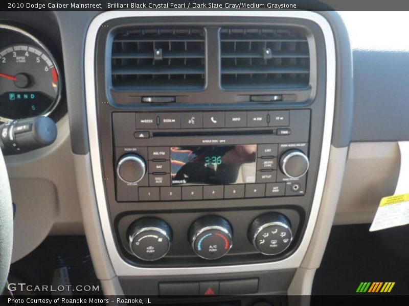 Brilliant Black Crystal Pearl / Dark Slate Gray/Medium Graystone 2010 Dodge Caliber Mainstreet