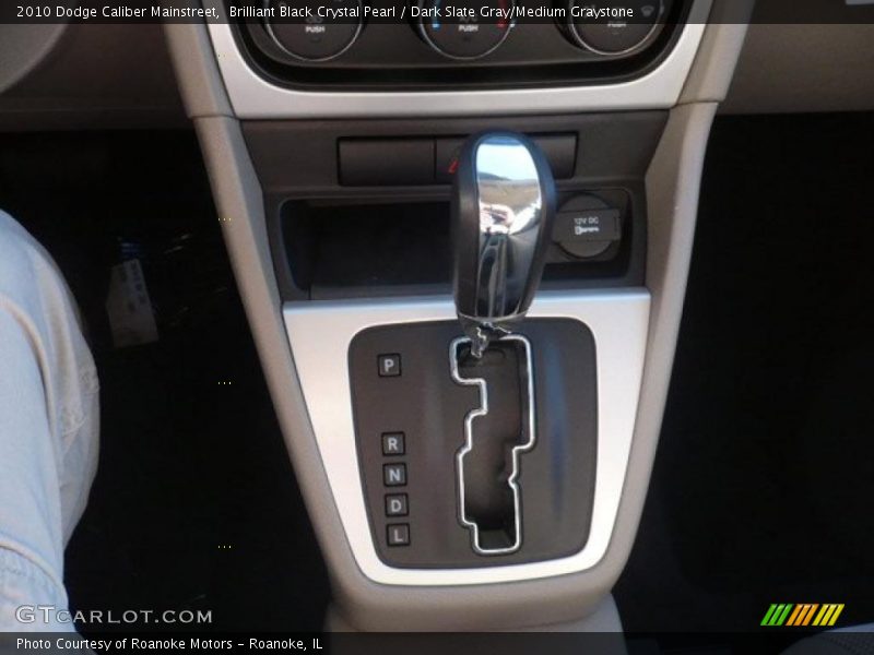 Brilliant Black Crystal Pearl / Dark Slate Gray/Medium Graystone 2010 Dodge Caliber Mainstreet