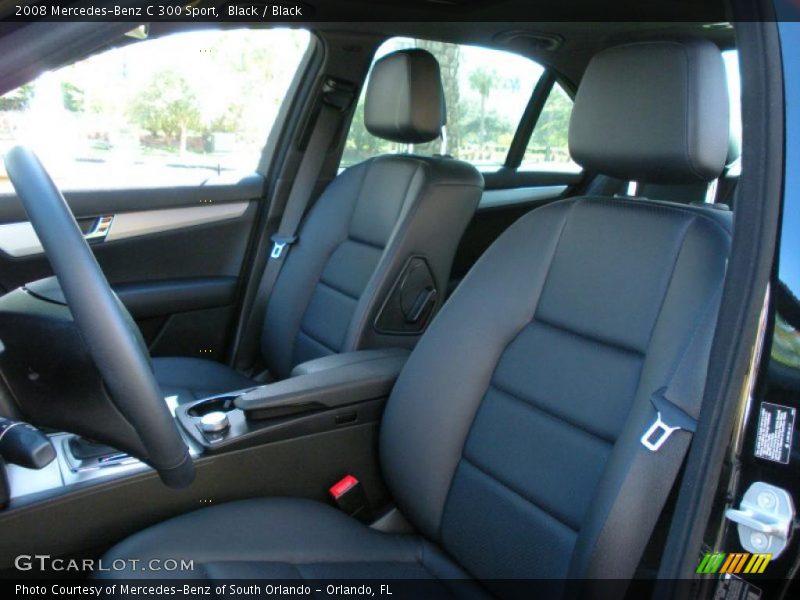 Black / Black 2008 Mercedes-Benz C 300 Sport