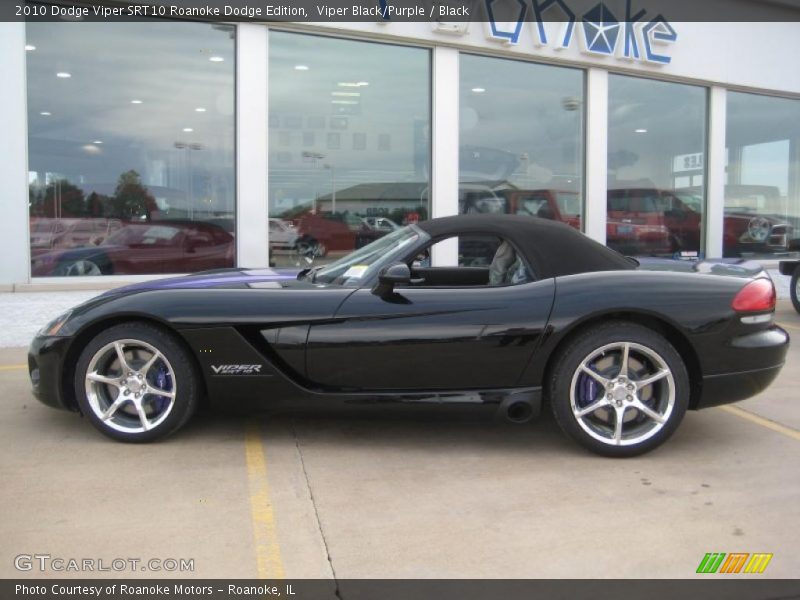 Viper Black/Purple / Black 2010 Dodge Viper SRT10 Roanoke Dodge Edition