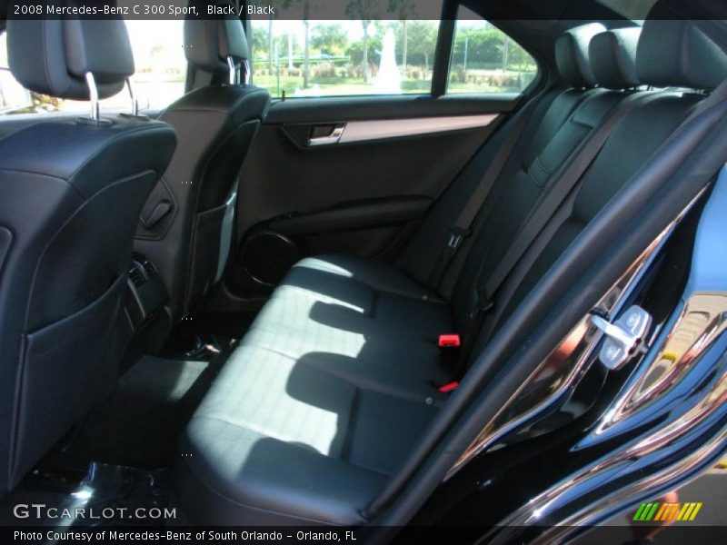 Black / Black 2008 Mercedes-Benz C 300 Sport