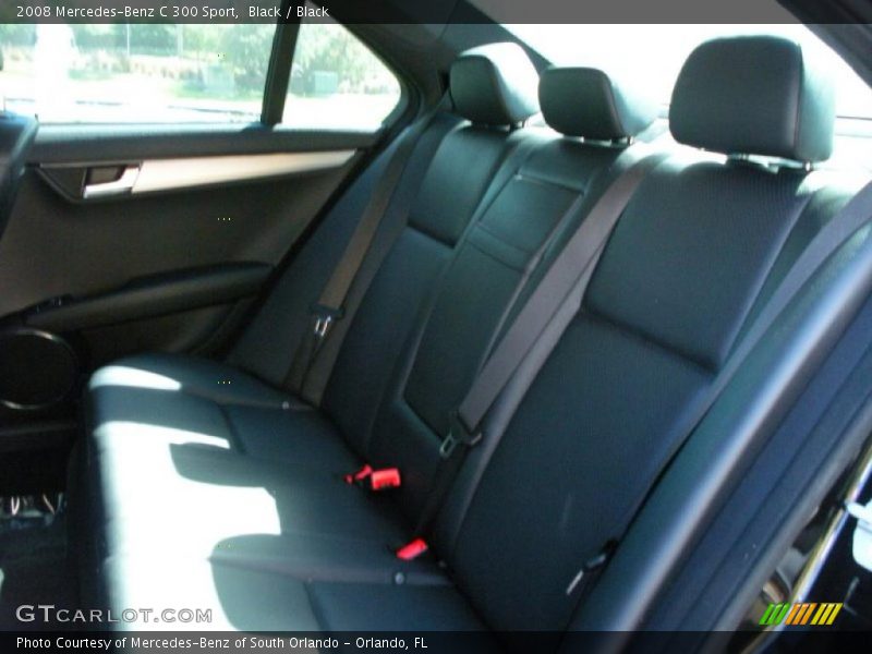 Black / Black 2008 Mercedes-Benz C 300 Sport