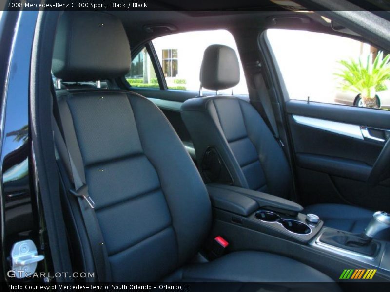 Black / Black 2008 Mercedes-Benz C 300 Sport