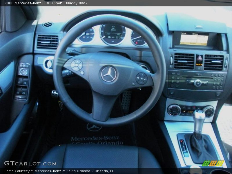 Black / Black 2008 Mercedes-Benz C 300 Sport
