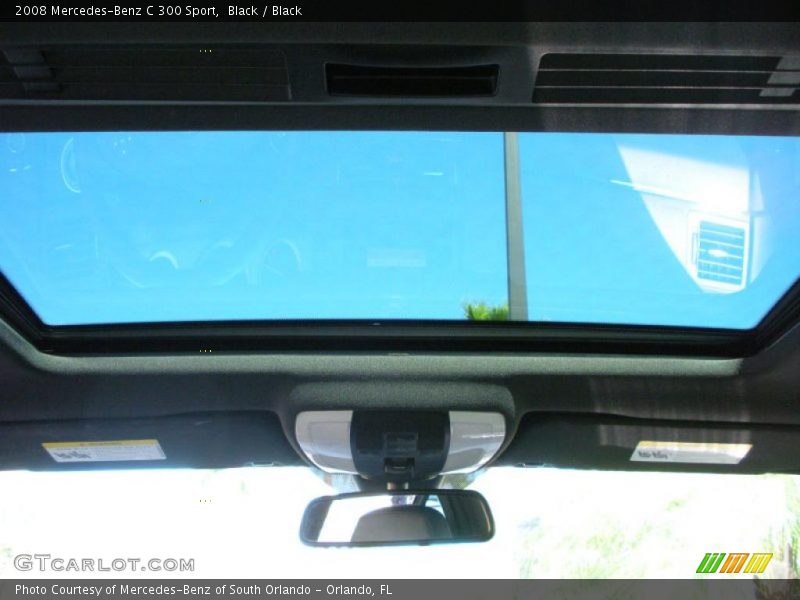 Black / Black 2008 Mercedes-Benz C 300 Sport