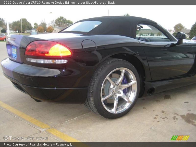 Viper Black/Purple / Black 2010 Dodge Viper SRT10 Roanoke Dodge Edition