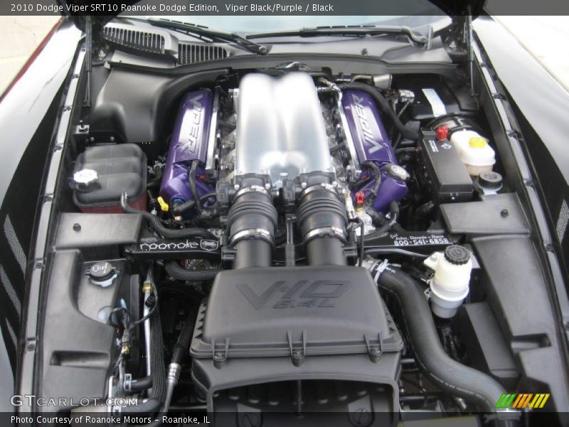  2010 Viper SRT10 Roanoke Dodge Edition Engine - 8.4 Liter OHV 20-Valve VVT V10