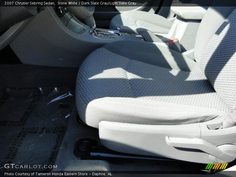 Stone White / Dark Slate Gray/Light Slate Gray 2007 Chrysler Sebring Sedan