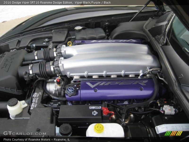  2010 Viper SRT10 Roanoke Dodge Edition Engine - 8.4 Liter OHV 20-Valve VVT V10