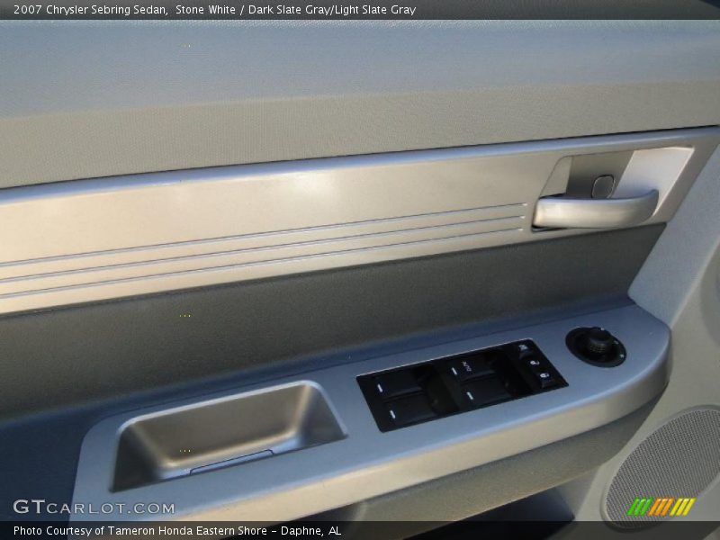 Stone White / Dark Slate Gray/Light Slate Gray 2007 Chrysler Sebring Sedan