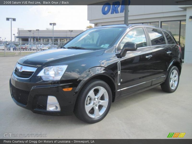 Black Onyx / Black 2008 Saturn VUE Red Line