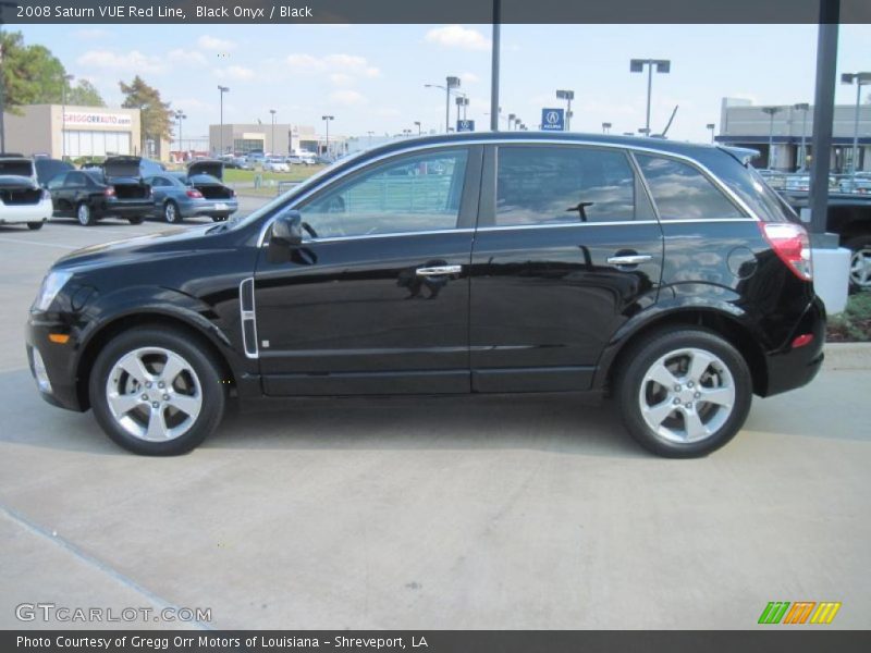 Black Onyx / Black 2008 Saturn VUE Red Line