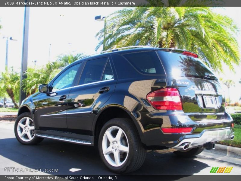 Obsidian Black Metallic / Cashmere 2009 Mercedes-Benz ML 550 4Matic