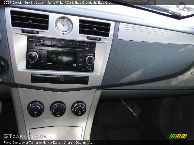 Stone White / Dark Slate Gray/Light Slate Gray 2007 Chrysler Sebring Sedan