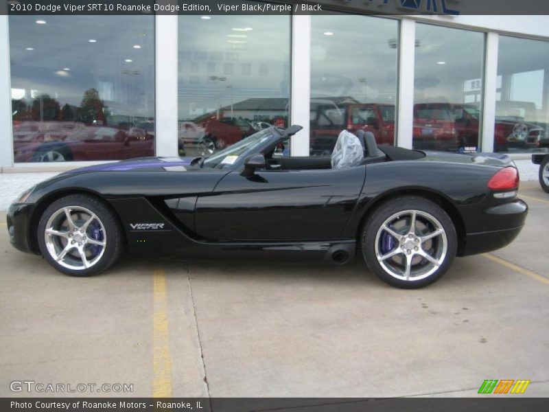 Viper Black/Purple / Black 2010 Dodge Viper SRT10 Roanoke Dodge Edition