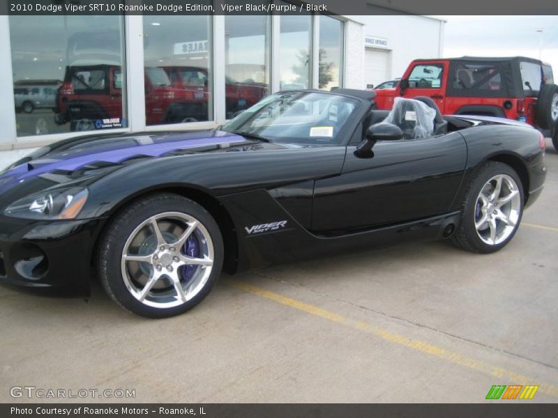 Viper Black/Purple / Black 2010 Dodge Viper SRT10 Roanoke Dodge Edition