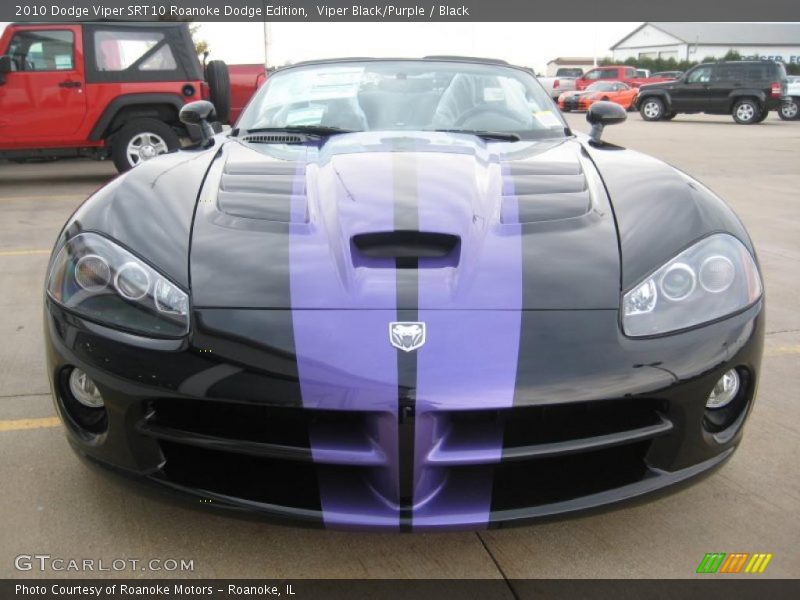 Viper Black/Purple / Black 2010 Dodge Viper SRT10 Roanoke Dodge Edition