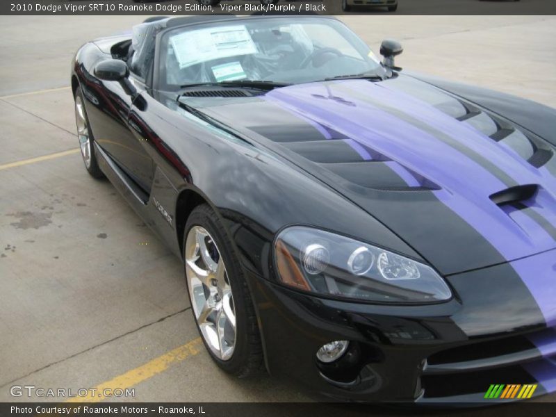 Viper Black/Purple / Black 2010 Dodge Viper SRT10 Roanoke Dodge Edition