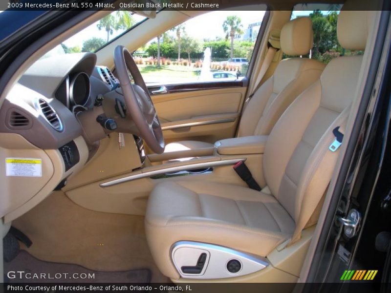  2009 ML 550 4Matic Cashmere Interior