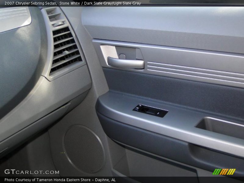 Stone White / Dark Slate Gray/Light Slate Gray 2007 Chrysler Sebring Sedan