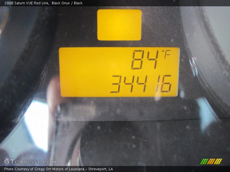 Black Onyx / Black 2008 Saturn VUE Red Line
