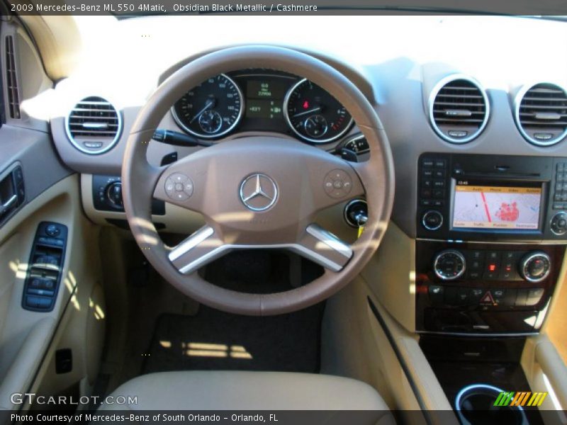  2009 ML 550 4Matic Cashmere Interior