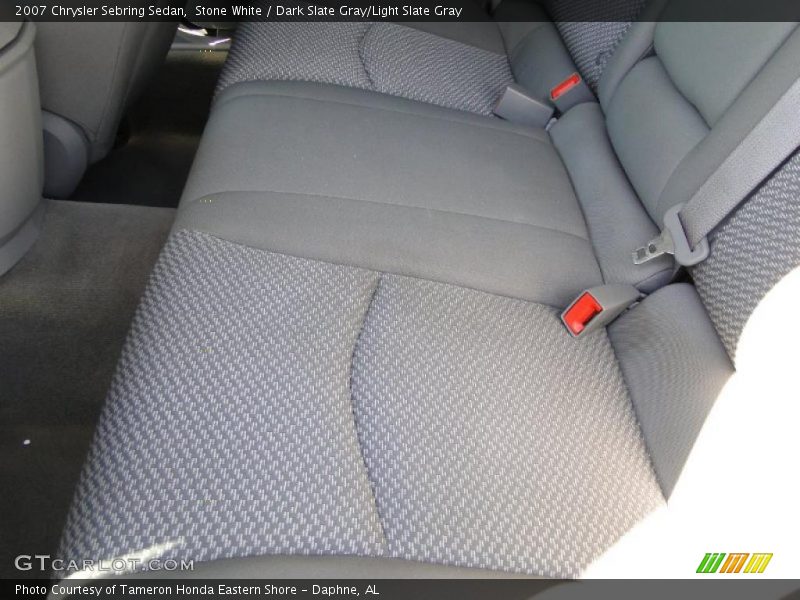 Stone White / Dark Slate Gray/Light Slate Gray 2007 Chrysler Sebring Sedan