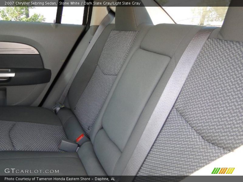 Stone White / Dark Slate Gray/Light Slate Gray 2007 Chrysler Sebring Sedan