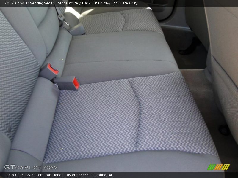 Stone White / Dark Slate Gray/Light Slate Gray 2007 Chrysler Sebring Sedan