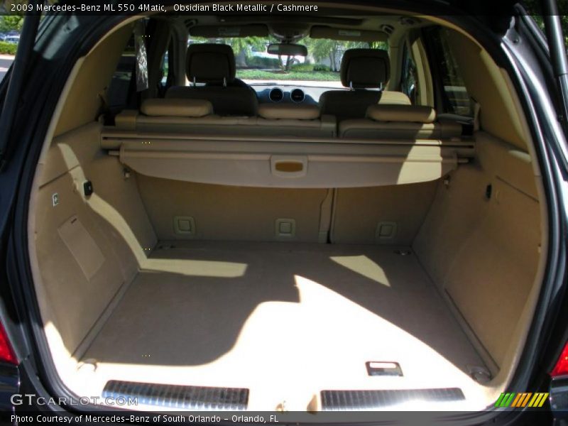 2009 ML 550 4Matic Trunk
