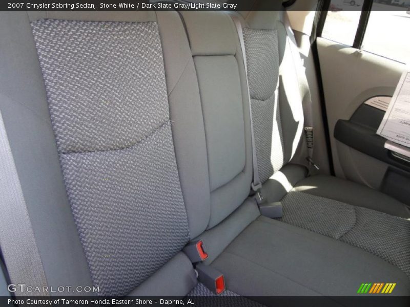 Stone White / Dark Slate Gray/Light Slate Gray 2007 Chrysler Sebring Sedan