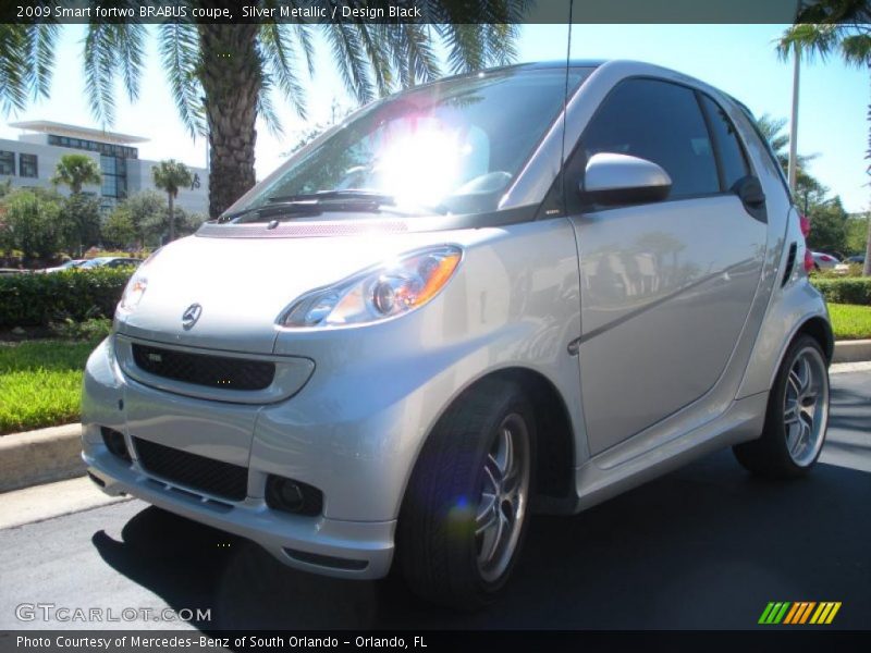 Silver Metallic / Design Black 2009 Smart fortwo BRABUS coupe