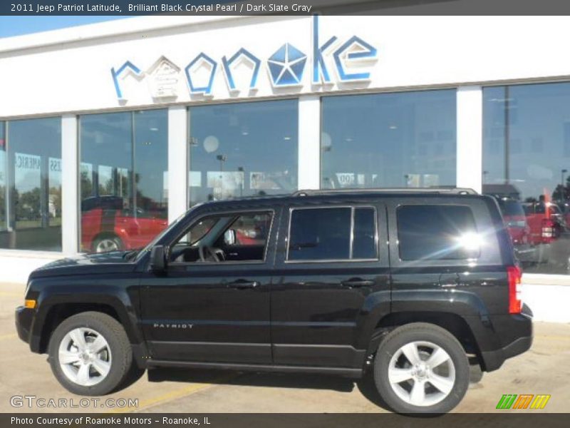 Brilliant Black Crystal Pearl / Dark Slate Gray 2011 Jeep Patriot Latitude