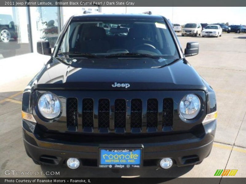Brilliant Black Crystal Pearl / Dark Slate Gray 2011 Jeep Patriot Latitude