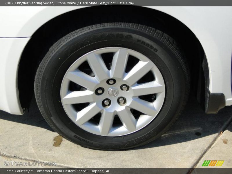 Stone White / Dark Slate Gray/Light Slate Gray 2007 Chrysler Sebring Sedan