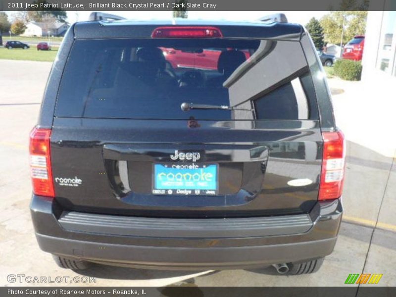 Brilliant Black Crystal Pearl / Dark Slate Gray 2011 Jeep Patriot Latitude