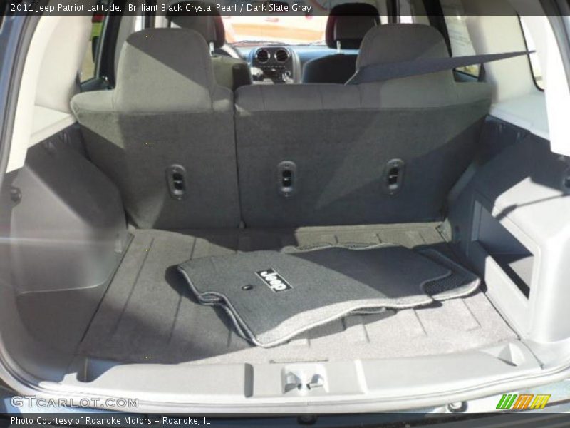 Brilliant Black Crystal Pearl / Dark Slate Gray 2011 Jeep Patriot Latitude