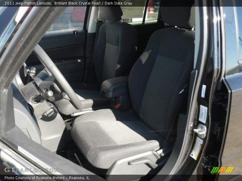 Brilliant Black Crystal Pearl / Dark Slate Gray 2011 Jeep Patriot Latitude